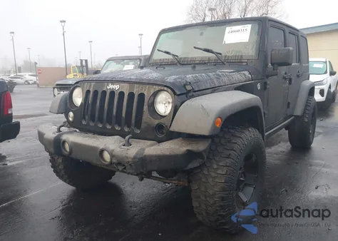 2014 Jeep Wrangler Unlimited Sport z USA, uszkodzony, nr VIN 1C4BJWDG7EL148801